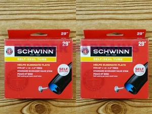 GRATIS SCHNELL SH! BRANDNEU! Schwinn 29" Selbstdichtender Fahrradschlauch Schrader Ventil 2 Stück - Bild 1 von 8