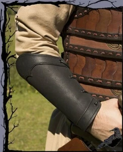 Brazaletes de cuero Larp medievales - Warrior Epic Armoury - Imagen 1 de 3