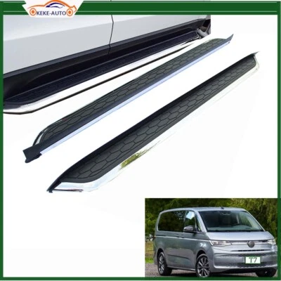 estriberas peldaños laterales pedales barras Nerf aptas para Volkswagen Multivan T7 2022+ Foto 1 de 4