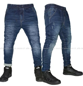 Jeans Uomo Denim Tuta elastico blu Pantaloni Elasticizzati nuovo effe denim 1688 - Foto 1 di 3