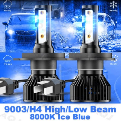 For Toyota Yaris 4Dr Sedan 2007-2011-2019 2xLED Headlights Kit Hi/Low Beam Bulbs Foto 1 de 4