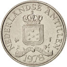 [#96750] Monnaie, Netherlands Antilles, Beatrix, 25 Cents, 1978, TTB+, Nickel, K