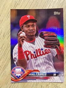 2018 Topps #197 MAIKEL FRANCO Rainbow Foil Parallel - Picture 1 of 1