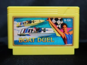Rare Boat Duel B-D8 Pegasus Famiclone Famicom 60 pin Nes 8 bit Cartridge Dendy - Picture 1 of 4