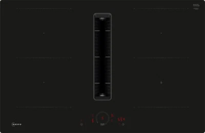 Neff V58PHQ4C0, Induktionskochfeld mit Dunstabzug, flächenbündig, 80 cm, schwarz - Bild 1 von 4