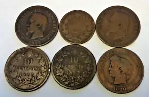 (5) 1855-1880 FRANKREICH/ITALIEN 10 CENTIMES/CENTESIMI. REDUZIERT 24.09.24 (2174) - Bild 1 von 2