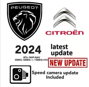 NAJNOWSZY Peugeot Citroen - Aktualizacja nawigacji satelitarnej 2024 Wielka Brytania i Europa fotoradar - Zdjęcie 1 z 7