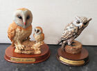 2 Owl Figurine Ornaments By Leonardo