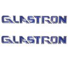 Glastron Boat Raised Decal 05726460 | 18 x 2 1/8 Inch Blue Silver Pair - C $ 86.67