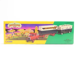 Corgi 16502 Scammell Highwayman Ballast W/Closed Pole Trailer & Caravan Set LN - Picture 1 of 3