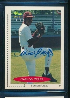 1991 Classic Best #92 Carlos Perez Sumter Flyers Signed Autograph (AK30) SWSW - Image 1 of 2