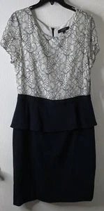 Alex Marie Women’s Ivory/ Navy Spring Awakening Zoey Dress Size 12 New $139 - Picture 1 of 11