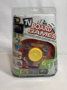 TV BOARD GAMES SIMON, BATTLESHIP, MOUSE TRAP, CHECKERS, LINK A LIKE, ROLL 6 IN 1 - Picture 1 of 7