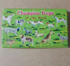 VINTAGE CHAMPION DOGS OF THE WORLD HAND DECORATED MINIATURES IN BOX 4.25" X 2.5"