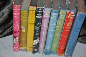 Lot of 9 Thornton Burgess Books HC - Picture 1 of 18