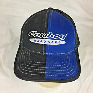 Cowboy Hardware Baseball Hat Snapback Adjustable Get A Grip Blue Black - Picture 1 of 7