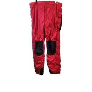 Vintage Herren Gr. XL Snowboardhose Gore-Tex Ski Sonnenwende rot Nylon Seitenreißverschluss gefüttert - Bild 1 von 11