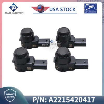 #A2215420417 全新 4 件 PDC 停车辅助传感器 适用于梅赛德斯 C CL E GL ML SL 级 — 第 1/4 张图片