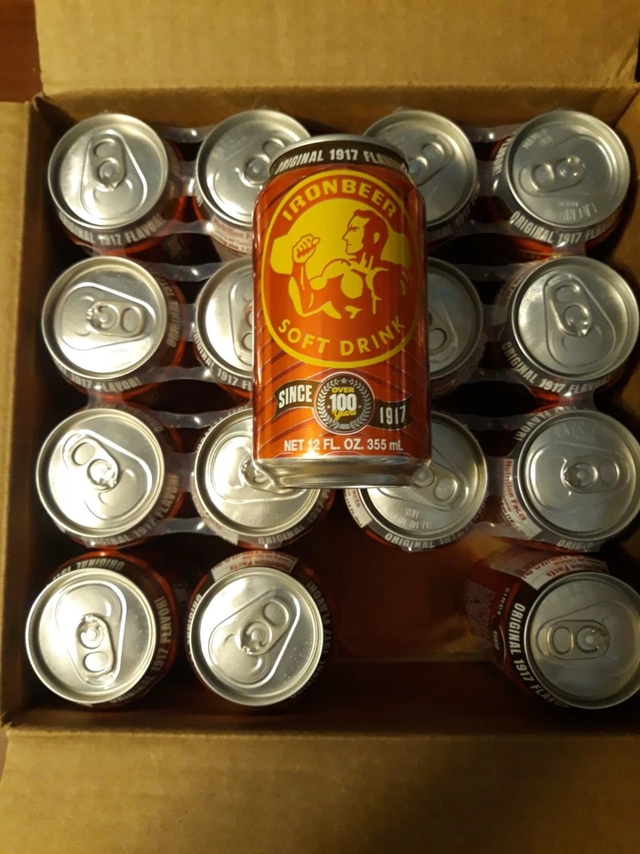 IRONBEER Soft Drink Original Flavor Iron Beer 6pk 6 Pack 12 Oz