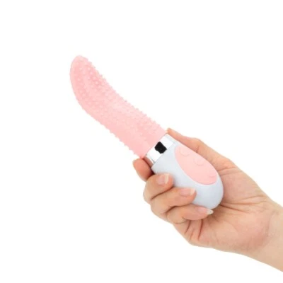 Vibrador de lengua recargable para lamer con vibración de huevo de bala juguete sexual oral para mujeres Foto 1 de 4