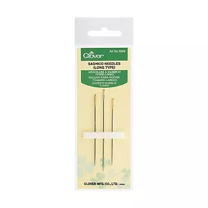 Clover long, gold eye sharp sashico /sashiko embroidery stitching needles - Picture 1 of 1