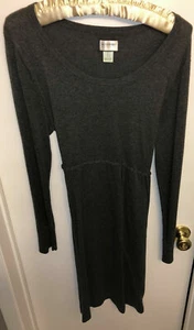 Motherhood Umstands Strick Pullover Kleid Large Grau - Bild 1 von 3