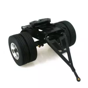 US Stock LESU Metal Trailer for Tamiya RC 1/14 Tractor Truck DIY 25.5*18.2*14cm - Picture 1 of 6