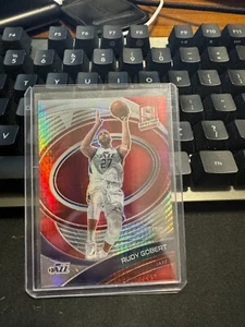 2020-21 Panini Spectra RUDY GOBERT ASIA RED PRIZM PARALLEL Timberwolves DPOY - Picture 1 of 2