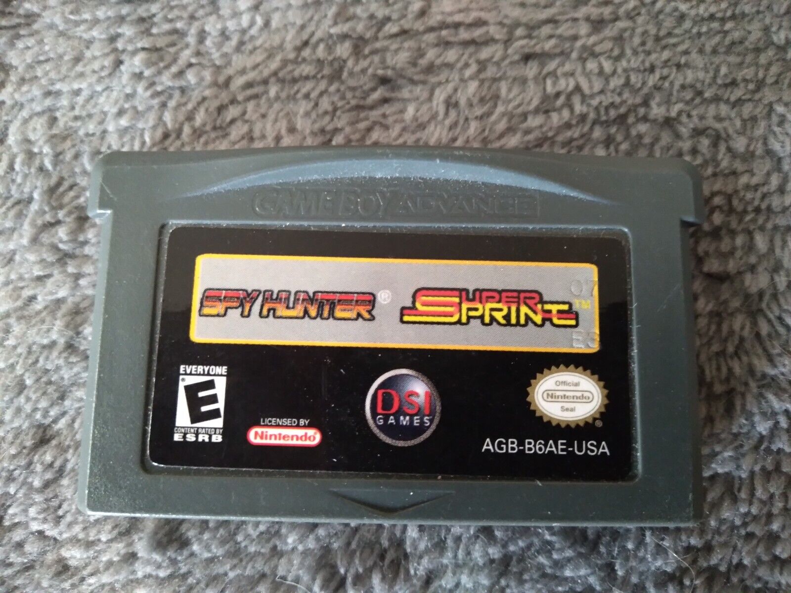 Nintendo Game Boy Advance Spy Hunter / Super Sprint GBA TESTED