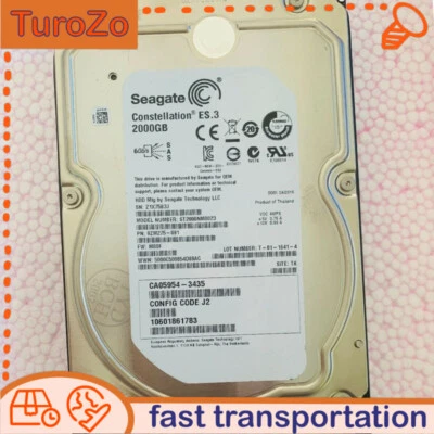 Fujitsu CA07237-E444 3.5" 2TB SAS 7.2K 6Gb/s Hard Drive Eternus DX CA05954-3435 - Image 1 of 4