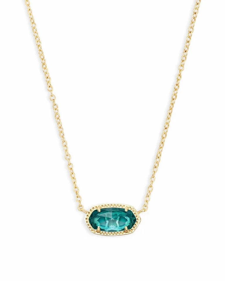 Kendra Scott Elisa Pendant Necklace In London Blue