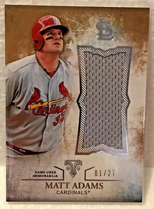 Matt Adams 2015 Topps Triple Threads Sepia Unity Jumbo Trikot # D 1/27 - - Bild 1 von 1
