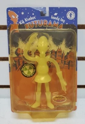 Dark Horse Comics 2001: juguete Futurama Kif Kroker Bendy - vistas previas exclusivas, GITD Foto 1 de 4