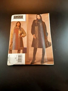 Vogue Couture Pattern V1146 Koos Van Den Akker Loose Fitted Flared Coats 10-14 - Picture 1 of 10