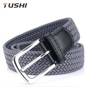 Trendy Nylon Belts Zinc Alloy Pin Buckle Elastic Band Tactical Belt Waist Belts - Picture 1 of 22