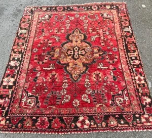 EIN TRAUMHAFTER ALTER HANDGEKNÜPFTER TRADITIONELLER ORIENTTEPPICH WOLLE AUF BAUMWOLLE (182x150cm)* - Bild 1 von 16