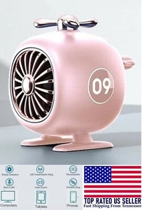 Cute Pink Helicopter Bluetooth Speaker Portable Mini Surprisingly Deep Sound - Picture 1 of 6