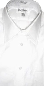 Camisa Oxford Paul Fredrick Años 80 Dos Capas Pinpoint Blanca Monograma AMK 15-32 - Imagen 1 de 2