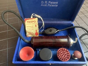 MASPO MASSAGEGERÄT VINTAGE BAKELIT MIT OVP FUNKTIONSFÄHIG - Bild 1 von 4