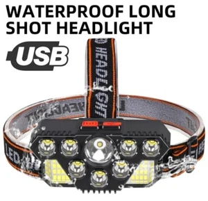 Linterna Frontal , 28 LED de cabeza, lampara de frente,recargable por USB - Imagen 1 de 6