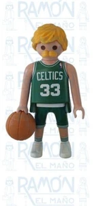 Custom Playmobil Larry Bird Boston Celtics legend basket NBA baloncesto alero - Imagen 1 de 5