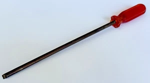 Herramienta de alineación de radio TV GC ELECTRONICS mango rojo 11" de largo GC 9109 de colección rara - Imagen 1 de 5