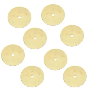 95 Brass Plated Alloy Metal Stamping Blanks Round Disc Dia 18mm Rockin Beads - Picture 1 of 1