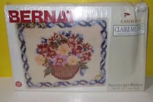 Bernat Crafts Claire Murray Latch Hook Rug Nantucket Basket Sealed New Kit #268 - Picture 1 of 3