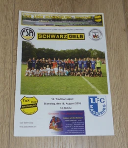 Programmheft TuS 1860 Magdeburg - 1.FC Magdeburg 2016 - Bild 1 von 1