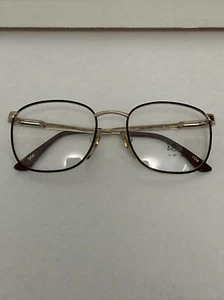 VTG NEW Logo Paris Gold & Red Tortoise YOUTH Round Glasses 48-17-125 LJ 361 - Picture 1 of 10