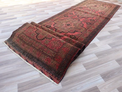 Afghan tribal wool hallway runner, bohemmain runner, or any.  Details Size beloW - Image 1 of 4