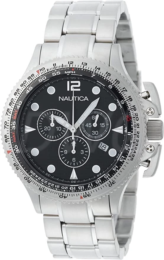 Nautica Men's N26507G BFC II Stainless Steel Chronograph Watch - Image 1 of 1