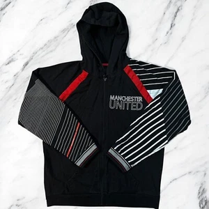 Rare Mens M Manchester United Track Jacket Full Zip Soccer Football Hoodie - Picture 1 of 10