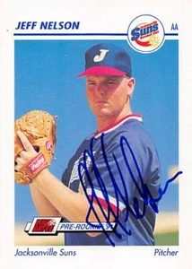 Jeff Nelson autographed Baseball Card (Jacksonville) 1991 Impel Pre Rookie #339 - Picture 1 of 1